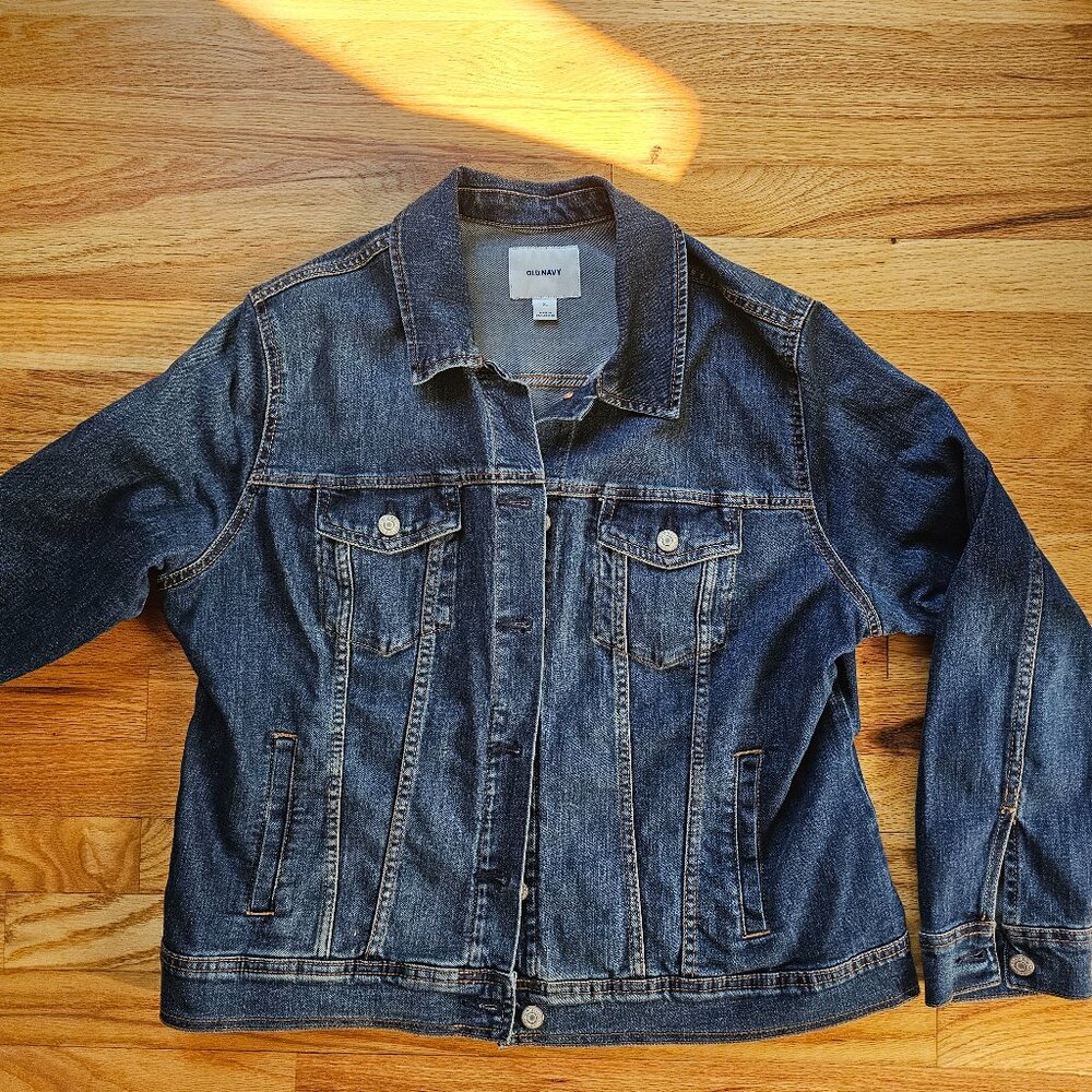 Old Navy Dark Blue Jean Jacket